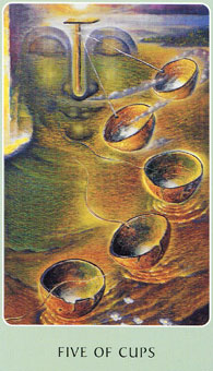 ֮ - Tarot Root of Asia - ʥ - Five Of Cups