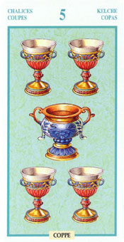 ƽ - Tarots Of The Golden Dawnt - ʥ - Five Of Cups