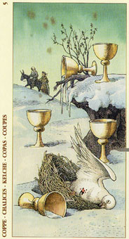 Ŷ - Tarot of Durer - ʥ - Five Of Cups