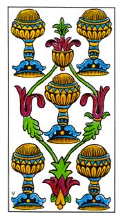  - Classic Tarot - ʥ - Five Of Cups