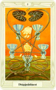  - Croley Tarot - ʥ - Five Of Cups