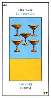  - Etteilla Tarot - ʥ - Five Of Cups