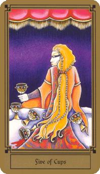  - Fantastical Tarot - ʥ - Five Of Cups