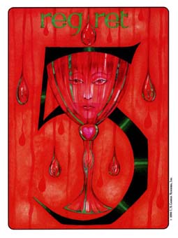  - Gill Tarot - ʥ - Five Of Cups