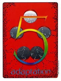  - Gill Tarot - Ǯ - Five Of Pentacles