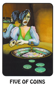  - Karma Tarot - Ǯ - Five Of Pentacles