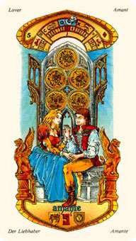 ˹ - Stella Tarot - Ǯ - Five Of Pentacles