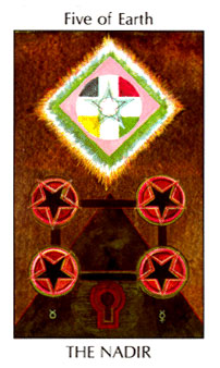  - Tarot of the Spirit - Ǯ - Five Of Pentacles