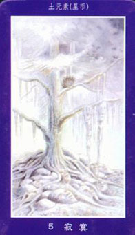  - Shapeshifter Tarot - Ǯ - Five Of Pentacles