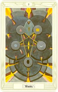  - Croley Tarot - Ǯ - Five Of Pentacles