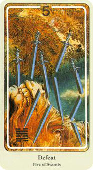  - Haindl Tarot -  - Five Of Swords