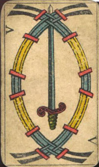 I - I Tarot -  - Five Of Swords