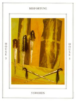 ̺ - Tarot of the Tapestry -  - Five Of Swords