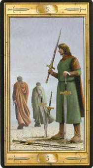 ͼԿΰ - Pictorial Key Tarot -  - Five Of Swords