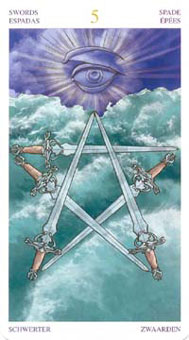 ռ˿ - Wirth Tarot Of Trade Edition -  - Five Of Swords