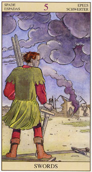 ӽΰ - Tarot of the New Vision -  - Five Of Swords