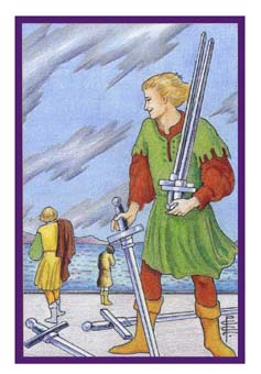 ³ - Epicurean Tarot -  - Five Of Swords