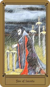  - Fantastical Tarot -  - Five Of Swords