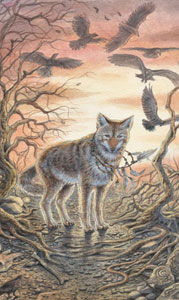 Ԥ - The Animals Divine Tarot -  - The Fool