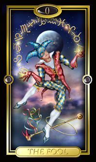 Ѥ - Gilded Tarot -  - The Fool