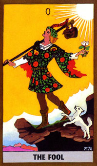 ɫΰ - Golden Rider Tarot -  - The Fool