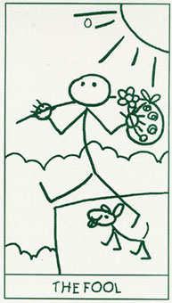  - Stick Figure Tarot -  - The Fool