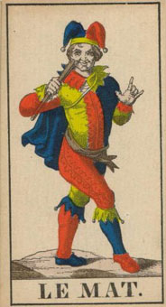 1JJʿ1870 - 1JJ Swiss Tarot 1870 -  - The Fool