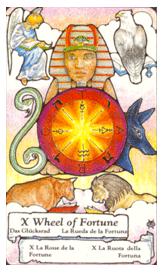 ɭ޲ - Hanson Roberts Tarot - ֮ - Wheel Of Fortune