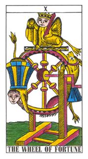  - Classic Tarot - ֮ - Wheel Of Fortune