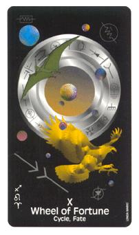 ѻħ - Crows Magick Tarot - ֮ - Wheel Of Fortune