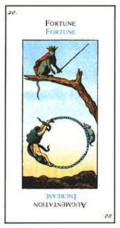  - Etteilla Tarot - ֮ - Wheel Of Fortune