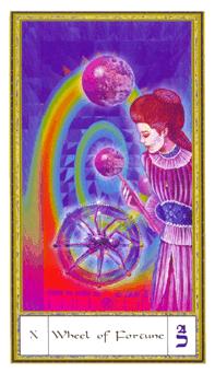 ܶ - Gendron Tarot - ֮ - Wheel Of Fortune