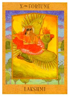 Ů - Goddess Tarot - ֮ - Wheel Of Fortune