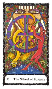 ʥõ - Sacred Rose Tarot - ֮ - Wheel Of Fortune