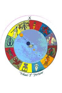  - Motherpeace Tarot - ֮ - Wheel Of Fortune