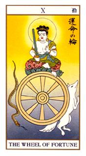  - Ukiyoe Tarot - ֮ - Wheel Of Fortune