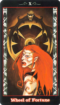 Ѫ - Vampire Tarot - ֮ - Wheel Of Fortune