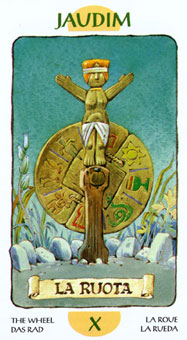  - Tarot of the Gnomes - ֮ - Wheel Of Fortune