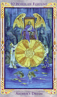 ɪ - Legend Arthurian Tarot - ֮ - Wheel Of Fortune