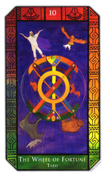 ʷʫ - Kalevala Tarot - ֮ - Wheel Of Fortune