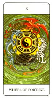 й - Chinese Tarot - ֮ - Wheel Of Fortune