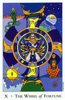  - Tarot Of The Sephiroth - ֮ - Wheel Of Fortune