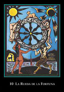 羫 - The World Spirit Tarot - ֮ - Wheel Of Fortune