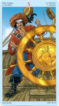  - Sea Rover Tarot - ֮ - Wheel Of Fortune