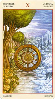 ɯ - Mona Lisa Tarot - ֮ - Wheel Of Fortune