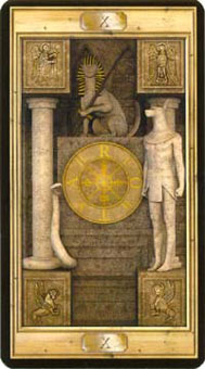 ͼԿΰ - Pictorial Key Tarot - ֮ - Wheel Of Fortune