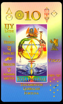  - Kabbalistic Tarot - ֮ - Wheel Of Fortune