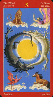  - Dragons Tarot - ֮ - Wheel Of Fortune