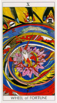 ҰϲТ - Yositaka Amano Tarot - ֮ - Wheel Of Fortune