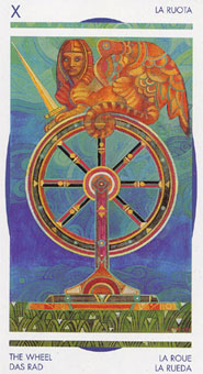 ˮ - Crystal Tarot - ֮ - Wheel Of Fortune